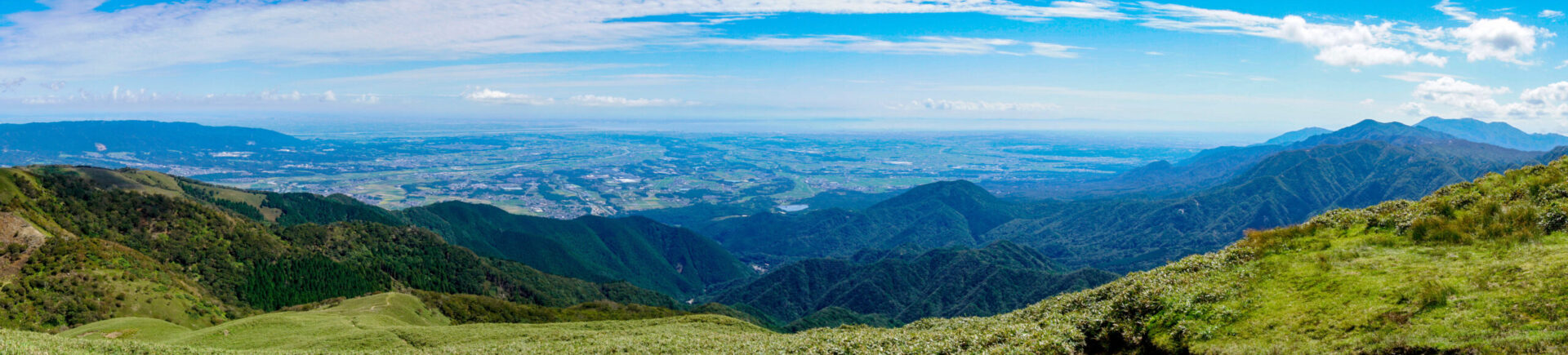 鈴鹿山脈 竜ヶ岳頂上からの景色