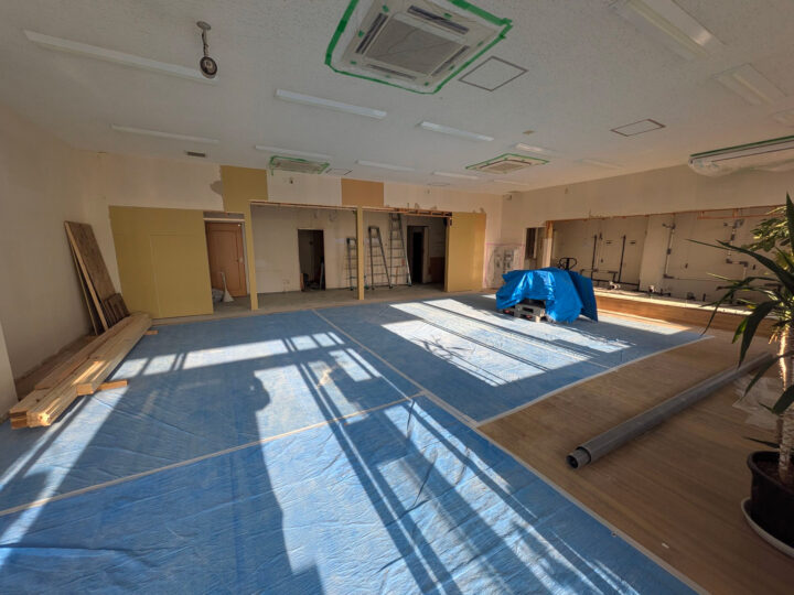 養生・施工準備